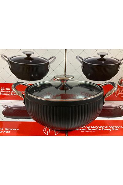 FMS Granite Coral No:22 Pot Black