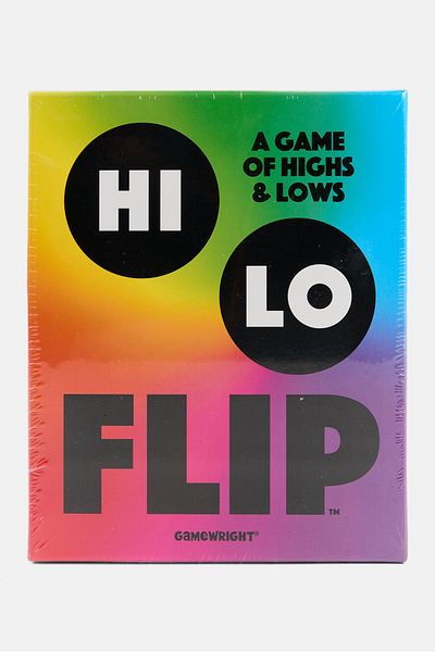 Gamewright Hi Lo Flip A Card Game Of Highs Lows, Purple Combo