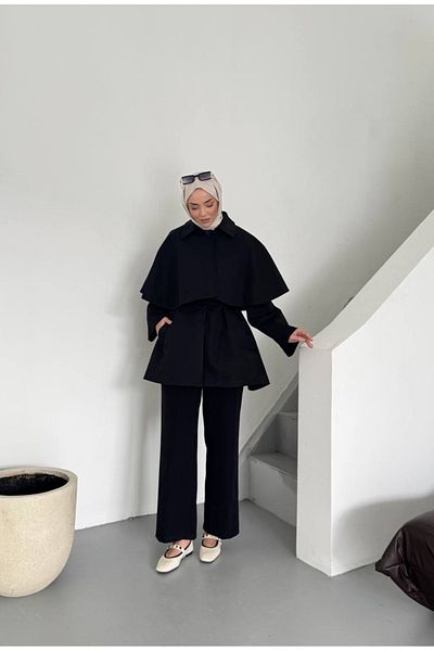 Esilapark Mila Trench Coat with Palerin