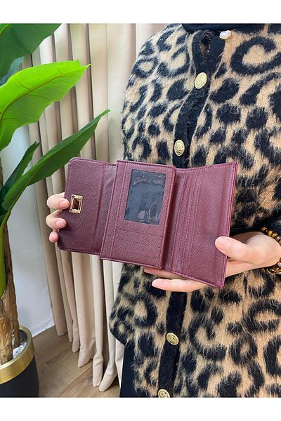 H&D COLLECTİON Very Useful Small Size Wallet with Paper Money and Coin Compartment [Width 14 Height 10 cm]