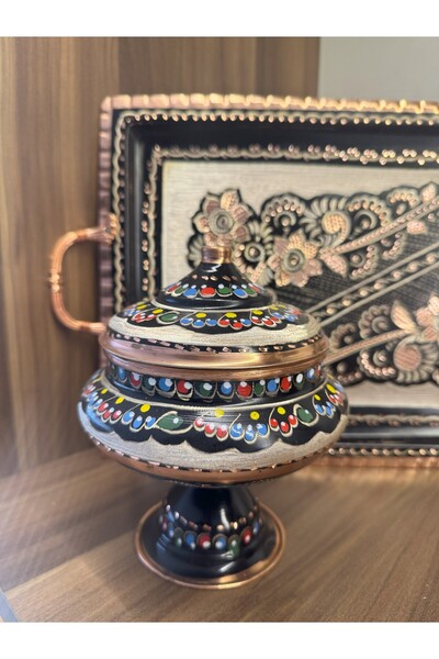 Home Bakır El İşlemesi Şekerlik - Lokumluk