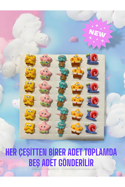 HNR34 5 Pack Cute Children's Rings