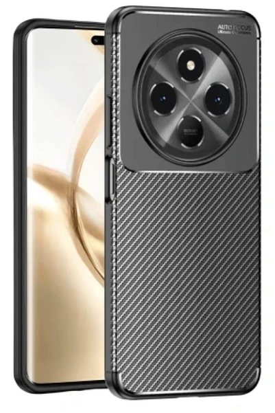 bbtech Drop Resistance Hard Silicone Case with Carbon Fiber Pattern with Came...