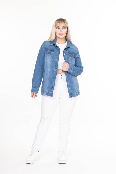 EYLÜLXXL JACHETĂ DE JEANS DE DIMENSIUNE MARE FEMEI