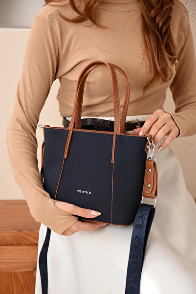 Just Polo Kadın Günlük Kullanıma Uygun Büyük Boy Baskılı Ayarlanabilir Askılı...