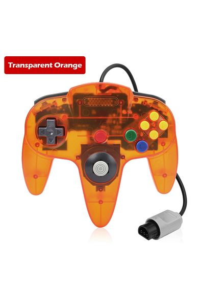Choice 8 Colors For N64 Controller Classic Wired Remote Control Gamepad Gaming Joystick Retro Video Game...