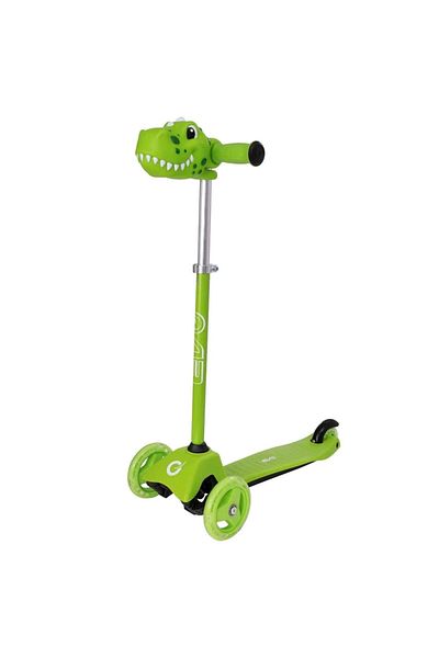 BLACK SPACE Evo Dino 3 Wheel Lighted Mini Scooter