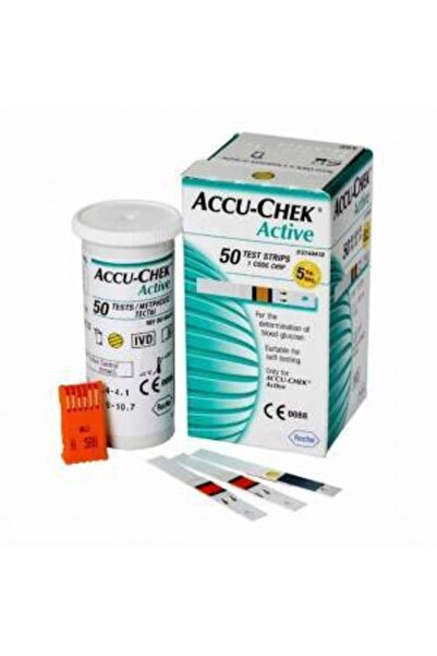Genel Markalar Accu Chek Active 50 Şeker Ölçüm Çubugu 1 Kutu
