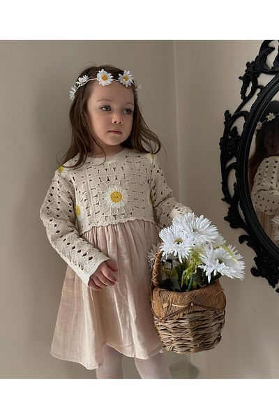 KOKOŞ BEBEK Girl's Muslin Dress