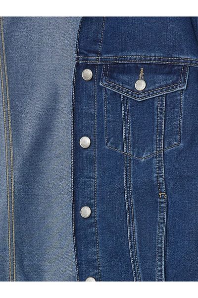 LC Waikiki Jachetă de jeans pentru femei LCW Vision cu guler de cămașă