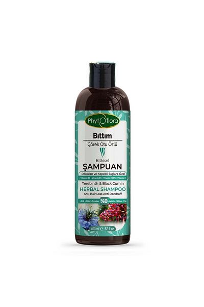 Phytoflora Bıttım Black Cumin Extract Herbal Shampoo