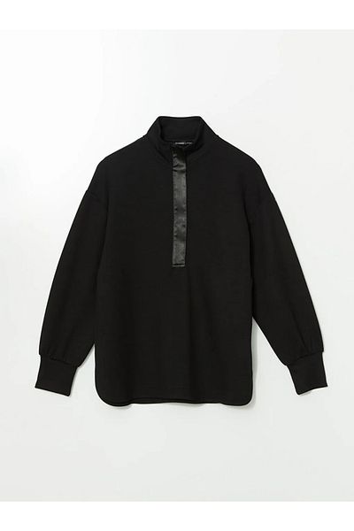 LC Waikiki Tricou clasic pentru femei cu guler ridicat