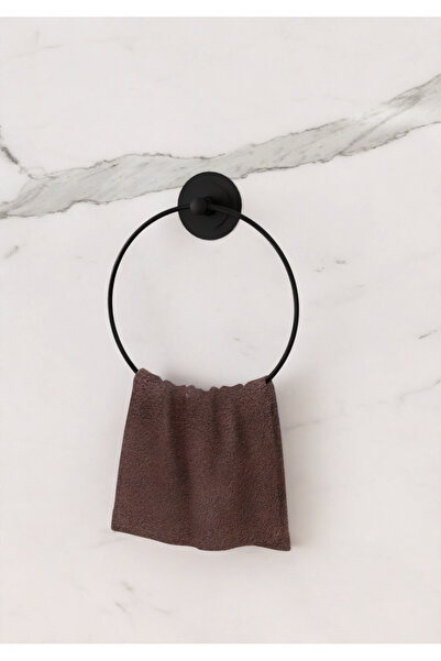 Genel Markalar Güçlü Yapışkanlı Garantili Siyah Halka Havluluk Havlu Asacağı ...