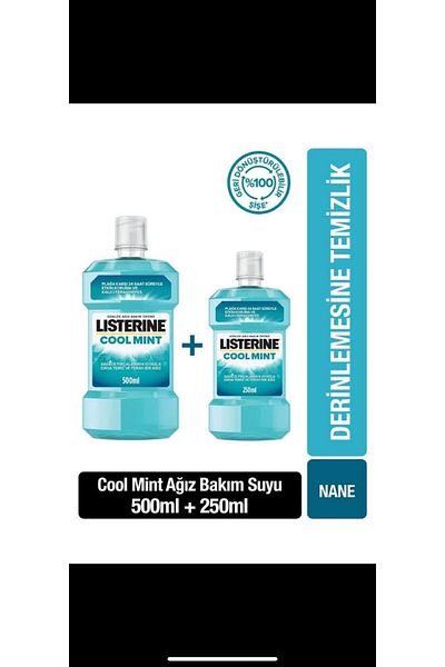 Sensodyne Set of 3 Sensodyne 100ml F + Gum Care Brush + Listerine Cool Mint Oral Care Water 500+250ml