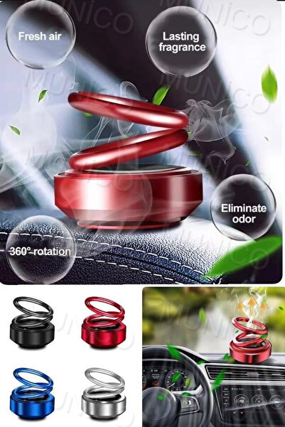 Munico Taşınabilir Kinetik Mini Isıtıcı Araba Hava Tazeleme Güneş Enerjili Ki...