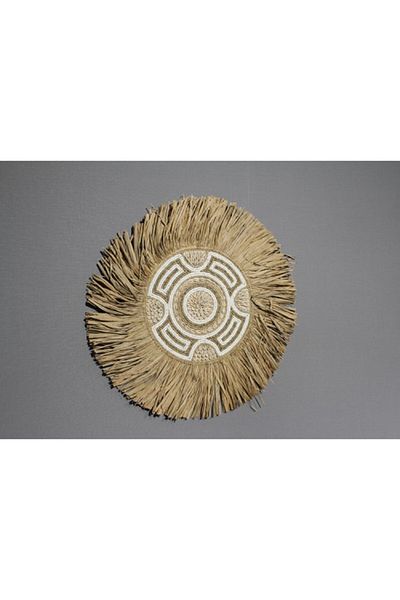 PERİBOİA Periboia Wall Hanging Wicker Board Model 3