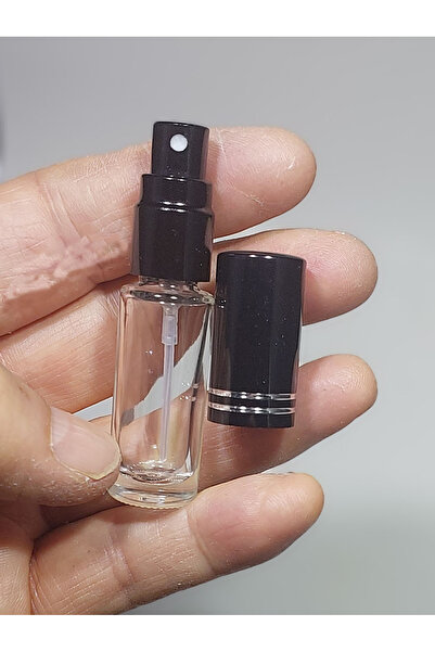 dercam 3 Adet Cam Yeniden Doldurulabilir metal siyah renk Sprey Kolonya Parfü...