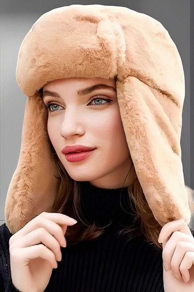 Trenderrs Pălărie unisex de pluș Heart Pilot