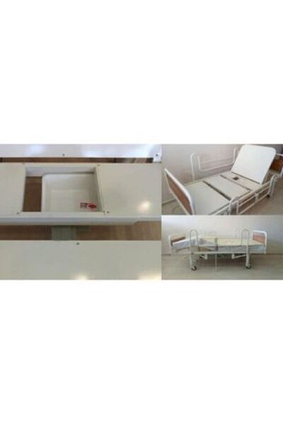MEDİKALCİM Lazımlıklı Wc Hasta Karyolası Yatak Dahil 2 Motorlu Tuvaletli Karyola