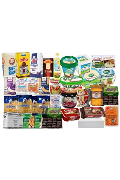 AKAY KUMANYA Ramazan erzak paketi kumanya 18 parça ve kahvaltı sahur seti 13 ...