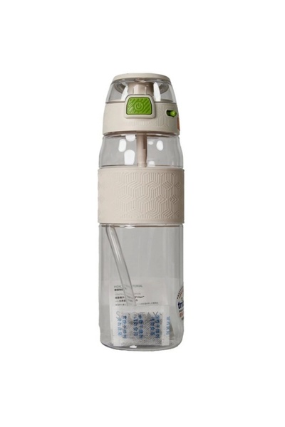 Shotay قارورة تريتان مخططة بغطاء شفاف من Nessiworld سعة 800 مل