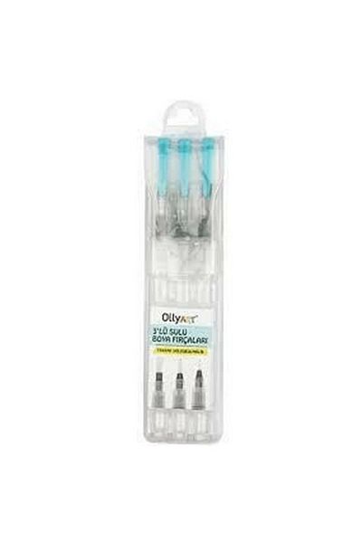 CARIOCA Ollyart 3 Pack Refillable Water Color Brushes