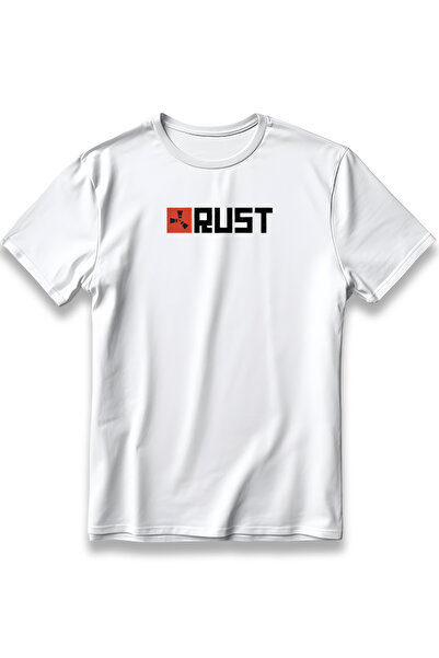 EZG Business Tricou oversize unisex Rust Gamer - Imprimat, 100% bumbac, țesăt...