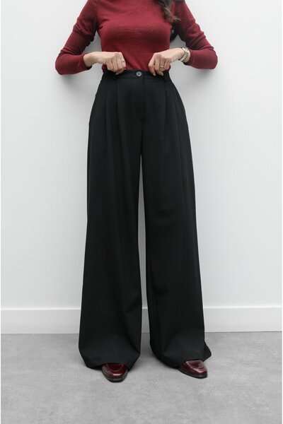 Havoş Black Single Button Blazer Trousers Set