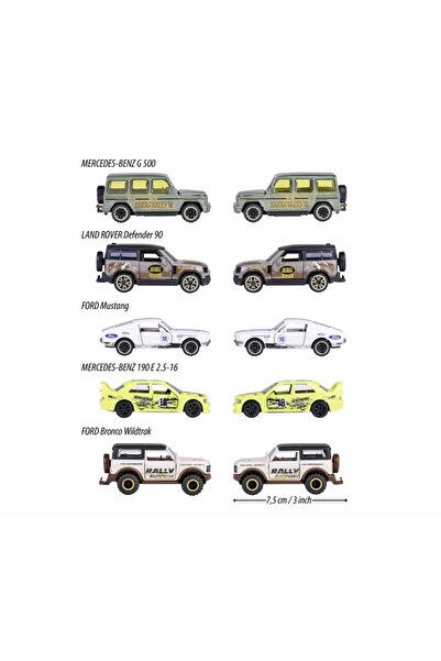 Majorette Castheads Series Collection Pack of 5