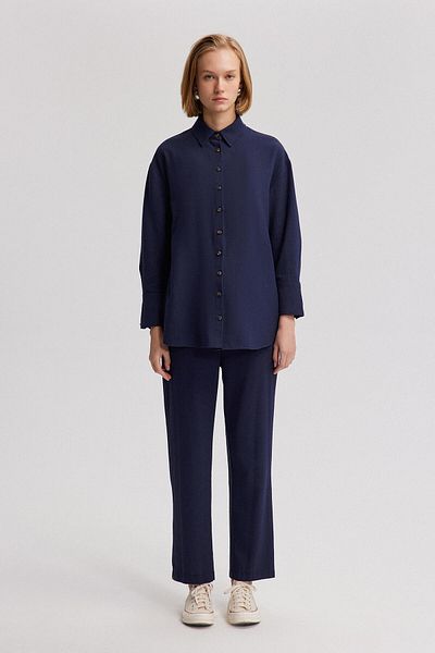 Touché Privé Linen Textured Stylish Shirt