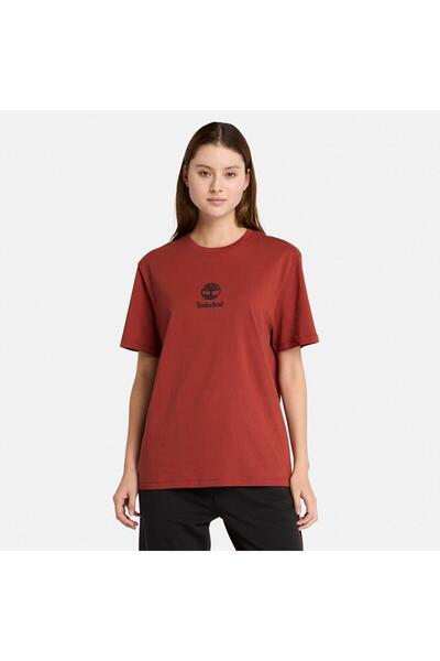 Timberland Men's Brown Logo Printed Short Sleeve T-Shirt - Tb0A6Wwteod1