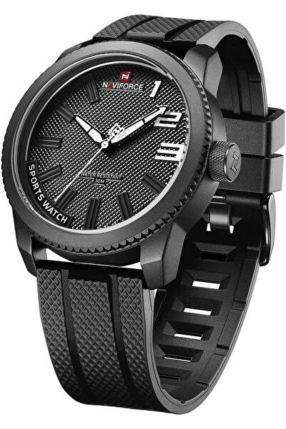 Naviforce Sport Waterproof Watches for Students Boys Men, Silicone Band Watch with Second Hand