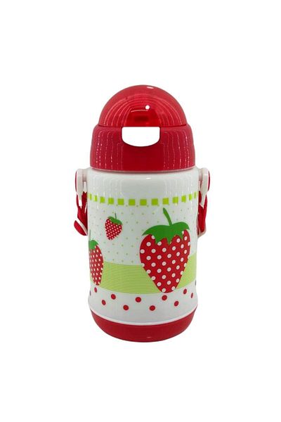 Masis Red Thermos Feature 320 MlSteel Flask Inside