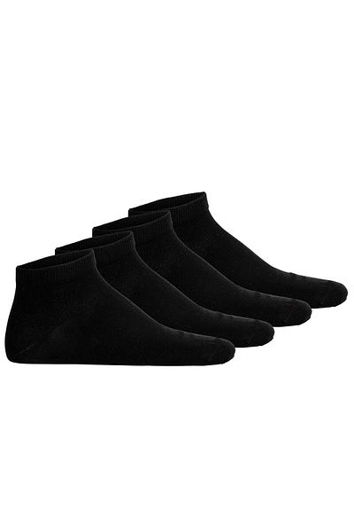 von Jungfeld Unisex Sneakersocken, 4er Pack - Essentials Sneaker, einfarbig