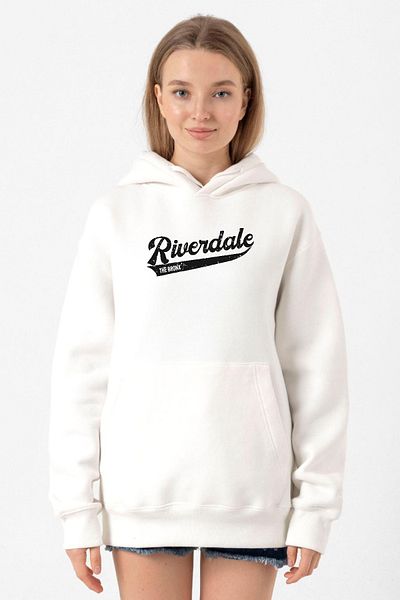 Tshirthane Riverdale Bronx - New York City White Women's 3Ip Hooded Sweatshirt