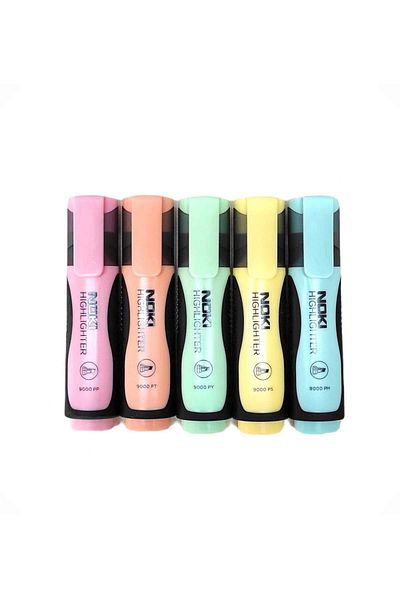 Noki Pastel Highlighter 5 Color Set