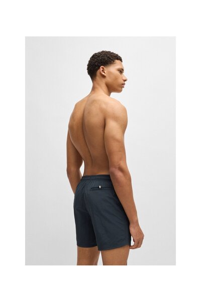 BOSS Deniz Şortu Belden Bağlamalı Çabuk Kuruyan Cepli Mayo