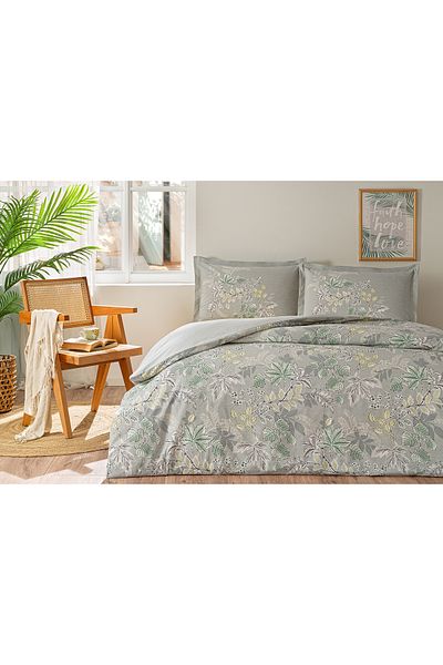 Özdilek Single Özdilek Green Leaf Duvet Cover Set