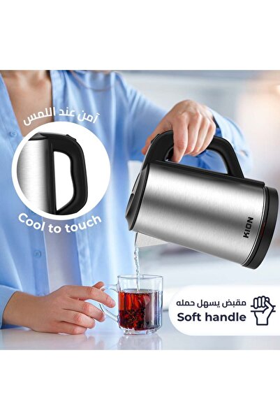 Kion Electric Kettle  | 2.5 L | 500 W | SILVER | KHD/207