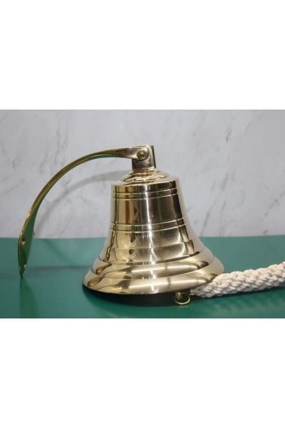 Belle Fusion Brass Wall Hanging Bell Large Size