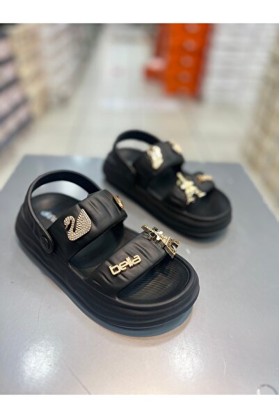 Akınal Bella Women's Sandals - Stone Accessory Design