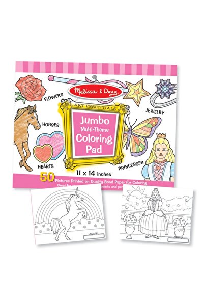 Melissa & Doug Dev Boyama Kitabı- Pembe