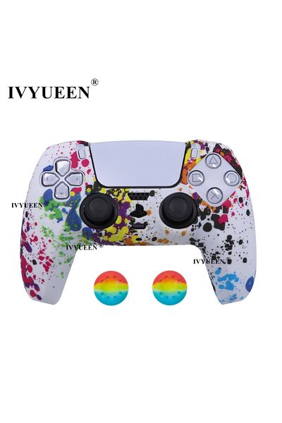 Choice Graffiti A Water Transfer Printing Protective Silicone Case For Sony Playstation 5 Ps5 Controller Ru
