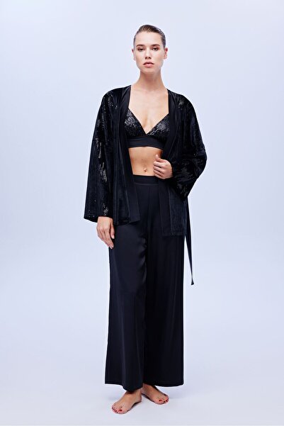 MAISON NIDA Estella Alt Üst Sabahlık Vegan Takım 1621