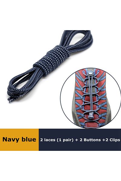 Choice 1Pair Shoelaces for Sneaker Elastic No Tie Shoe Laces Stretching Lock Lazy Laces Quick Rubber Sho...