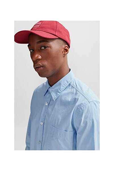 BOSS Organik Pamuk Poplinden Normal Kesim Gömlek