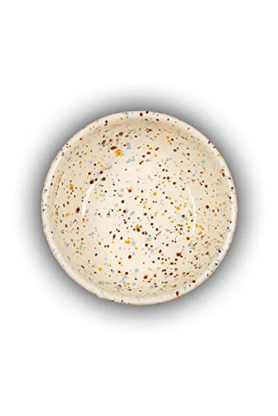 Bidoluraf 600ml Enamel Bowl - Splash Pattern, Puppy Mouth