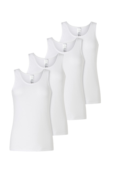 Schiesser Unterhemd Modern Multipacks Unterhemd Unterzieh-Shirt Ärmellos