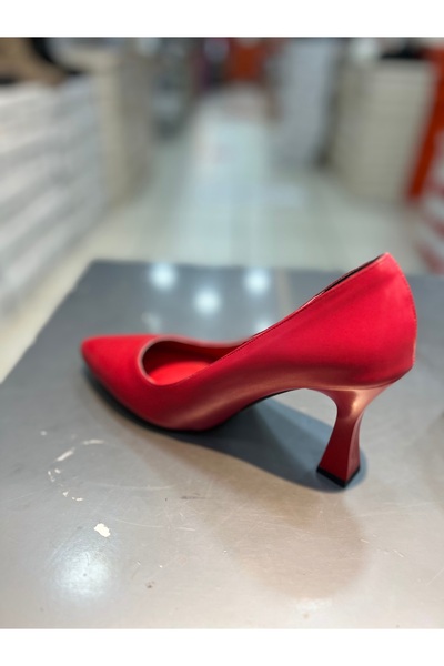 Genel Markalar Serrace Topuklu Şık Kadın Düz Siteletto