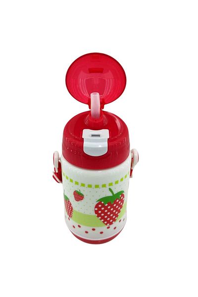 Masis Red Thermos Feature 320 MlSteel Flask Inside